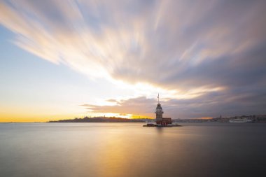 Maidens Tower Sunset ./ Türkiye .