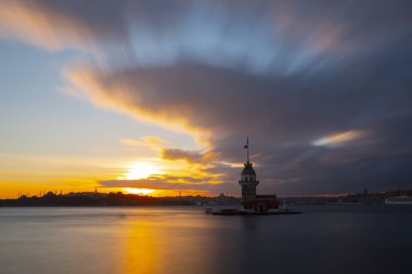 Maidens Tower Sunset ./ Türkiye .