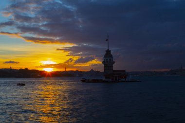 Maidens Tower Sunset ./ Türkiye .