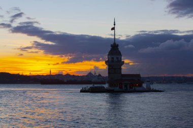 Maidens Tower Sunset ./ Türkiye .