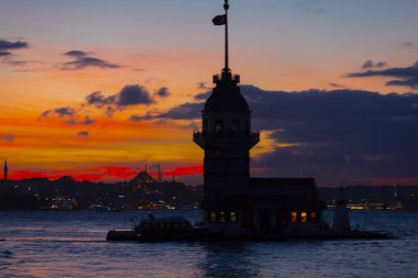 Maidens Tower Sunset ./ Türkiye .