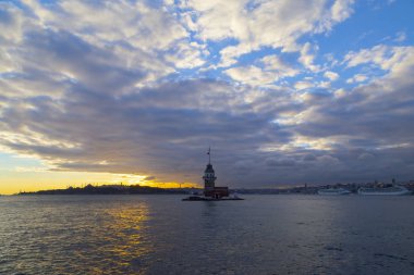 Maidens Tower Sunset ./ Türkiye .