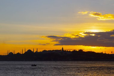 Maidens Tower Sunset ./ Türkiye .