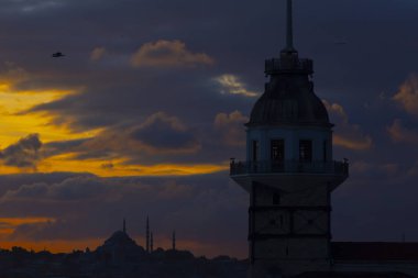 Maidens Tower Sunset ./ Türkiye .