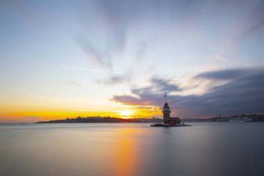 Maidens Tower Sunset ./ Türkiye .