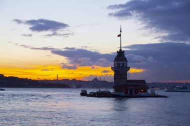 Maidens Tower Sunset ./ Türkiye .