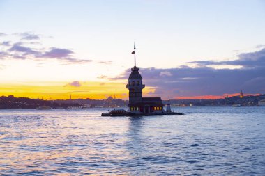 Maidens Tower Sunset ./ Türkiye .