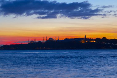 Maidens Tower Sunset ./ Türkiye .