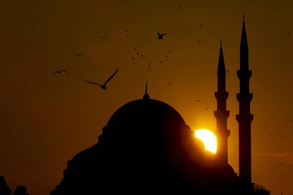 Nueva Mezquita Yeni Cami Estambul Turquía — Foto de Stock