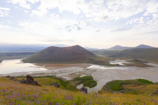 Lago Cratera Meke Konya Turquia Natureza Paisagem — Fotografia de Stock