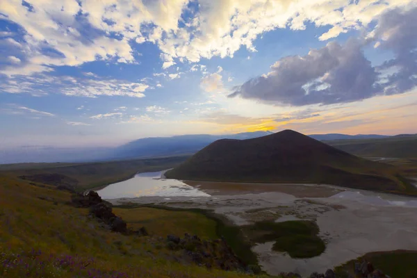 Lago Cratera Meke Konya Turquia Natureza Paisagem — Fotografia de Stock