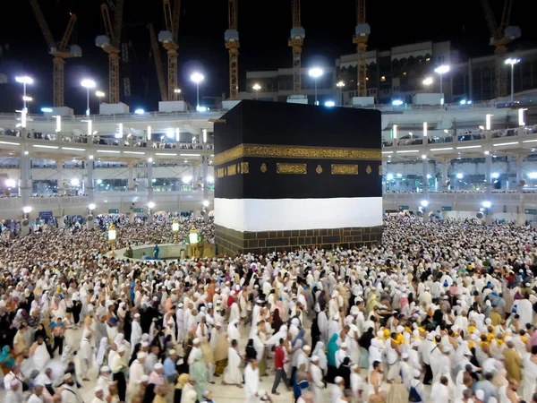 Mekka Saúdská Arábie Květen 2018 Svatá Kaaba Centrem Islámu Sídlící — Stock fotografie