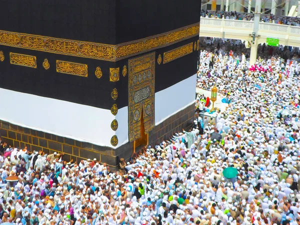 Mecca Suadi Arabia Attività Dei Pellegrini Hajj Umra Intorno Masjidil — Foto Stock