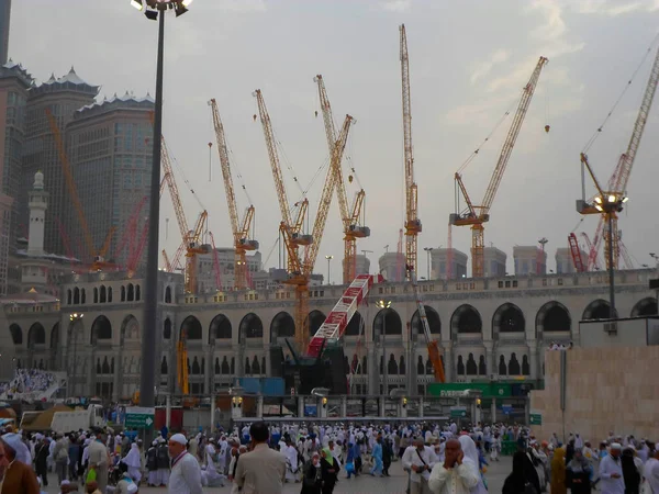 Mekke Suudi Arabistan Kasım 2017 Hacılar Dev Turnanın Çöktüğü Ulu — Stok fotoğraf