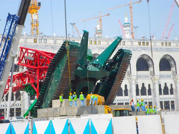 Mecca Arabia Saudita Novembre 2017 Pellegrini Circondano Area Dove Crolla — Foto Stock