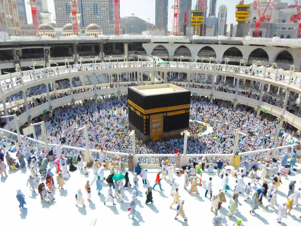 Mekka Saudi Arabien Mai 2018 Breiter Panoramablick Auf Kaaba Masjid — Stockfoto