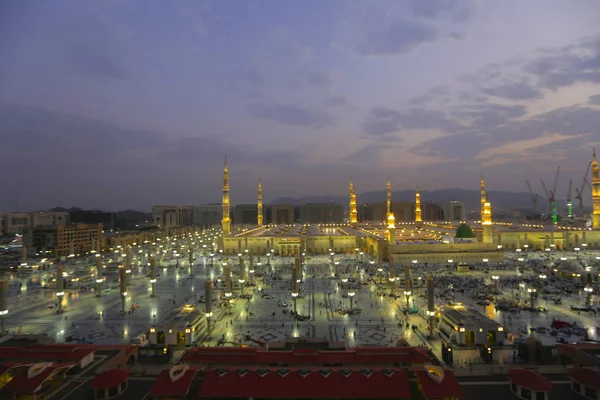 Mosquée Prophète Arabie Saoudite Médine Est Une Des Grandes Mosquées — Photo