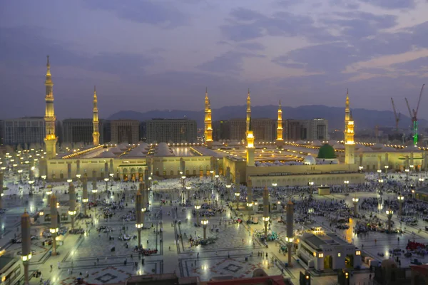 Mosquée Prophète Arabie Saoudite Médine Est Une Des Grandes Mosquées — Photo