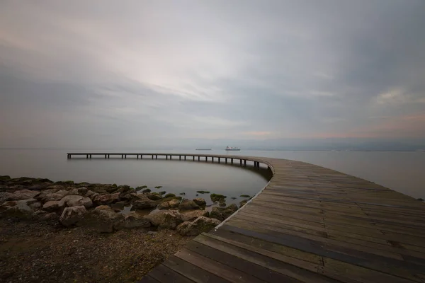 Sekapark Izmit Kocaeli Schöner Naturpark Meeresufer Sonnenuntergang Mit Meerblick Der — Stockfoto