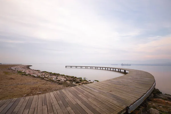 Sekapark Izmit Kocaeli Belo Parque Natural Litoral Pôr Sol Vista — Fotografia de Stock