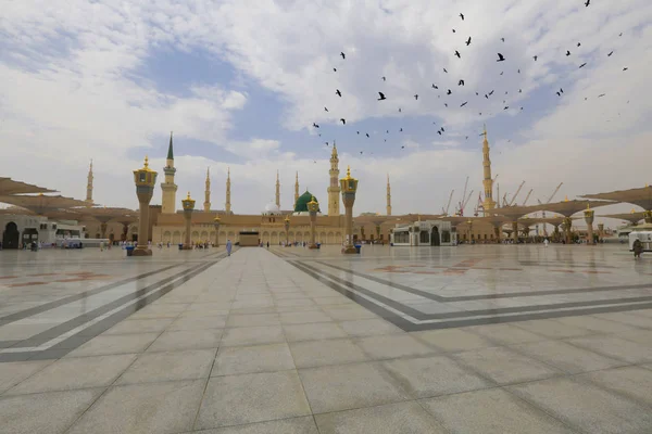 Masjid Nabawi Mesquita Nabawi Mesquita Profeta Medina Cidade Das Luzes — Fotografia de Stock