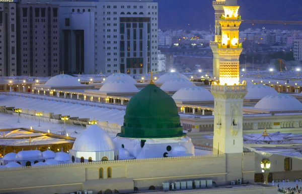 Mosquée Masjid Nabawi Mosquée Nabawi Mosquée Prophète Médine Ville Lumière — Photo