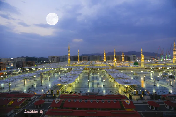 Masjid Nabawi Nabawi Τέμενος Τζαμί Του Προφήτη Στην Medina 1Χλμ — Φωτογραφία Αρχείου