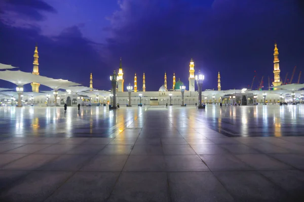 Mosquée Masjid Nabawi Mosquée Nabawi Mosquée Prophète Médine Ville Lumière — Photo