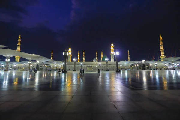 Masjid Nabawi Mesquita Nabawi Mesquita Profeta Medina Cidade Das Luzes — Fotografia de Stock