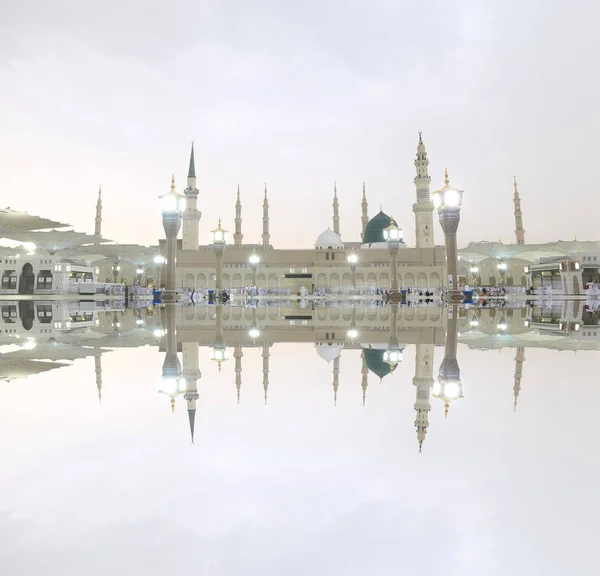 Masjid Nabawi Mesquita Nabawi Mesquita Profeta Medina Cidade Das Luzes — Fotografia de Stock