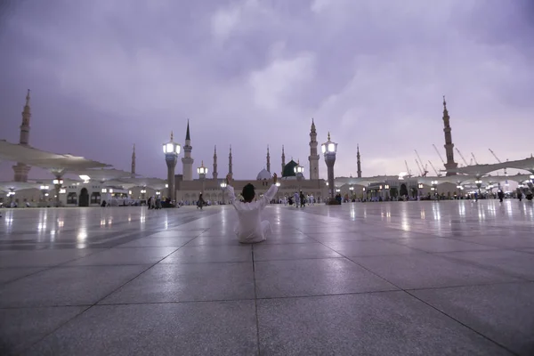 Mosquée Masjid Nabawi Mosquée Nabawi Mosquée Prophète Médine Ville Lumière — Photo