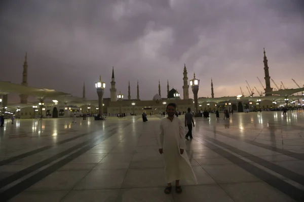 Mosquée Masjid Nabawi Mosquée Nabawi Mosquée Prophète Médine Ville Lumière — Photo