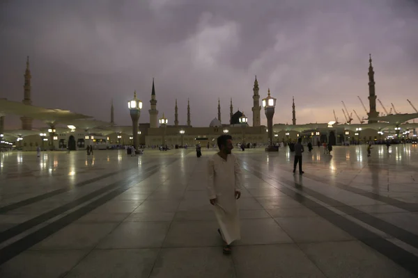 Mosquée Masjid Nabawi Mosquée Nabawi Mosquée Prophète Médine Ville Lumière — Photo