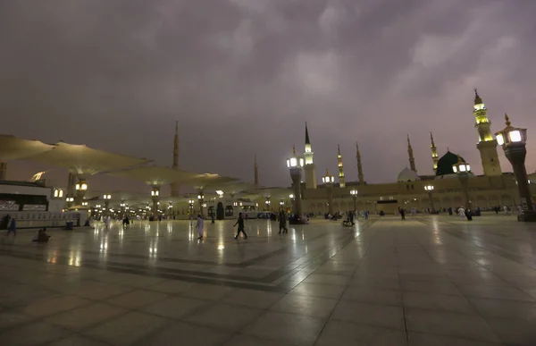 Masjid Nabawi Nabawi Τέμενος Τζαμί Του Προφήτη Στην Medina 1Χλμ — Φωτογραφία Αρχείου