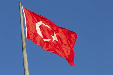 Türk bayrağı ve Manzara 