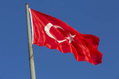 Türk bayrağı ve Manzara 