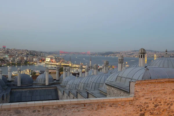 Istanbul Golden Horn Sea City Panorama — Stock Photo, Image