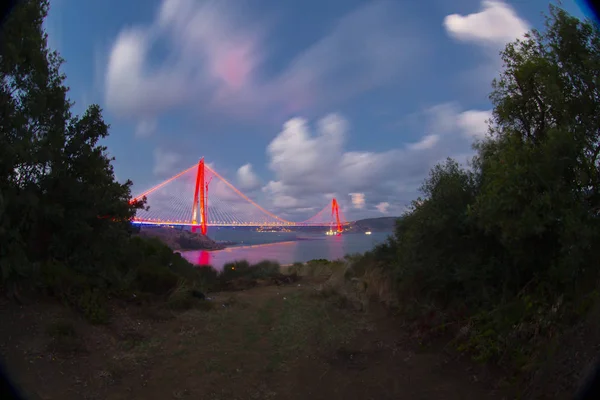 Yavuz Sultan Selim Bridge Istanbul Turkey — Stock Photo, Image