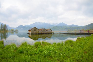 Kochelsee yakınlarındaki Sabah / Almanya