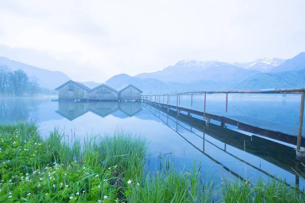 Mañana Cerca Kochelsee Alemania — Foto de Stock