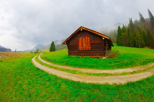 Het Idyllische Meer Geroldsee Het Karwendel Gebergte Beierse Alpen — Stockfoto