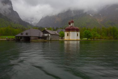 Lake Konigsee Bavyera Alpleri'nde