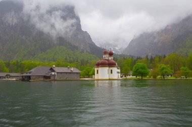 Lake Konigsee Bavyera Alpleri'nde