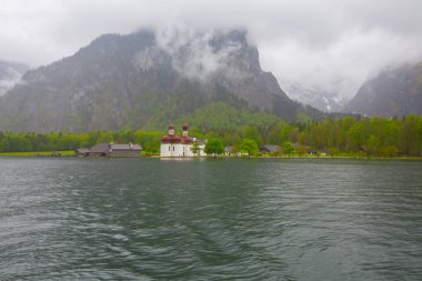 Lake Konigsee Bavyera Alpleri'nde