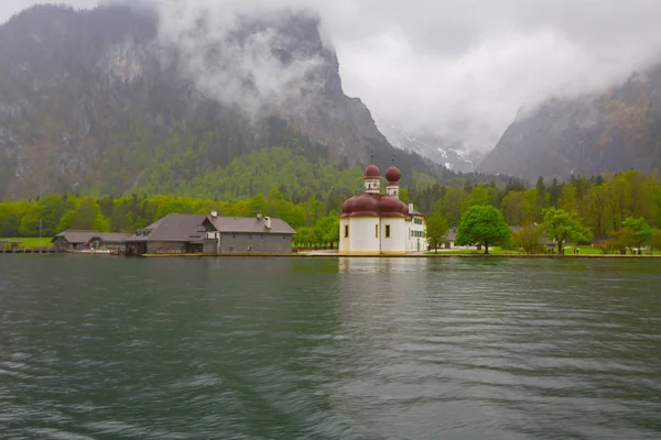 Lake Konigsee Bavyera Alpleri'nde