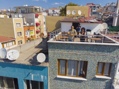 İstanbul/Türkiye'nin havadan görünümü.