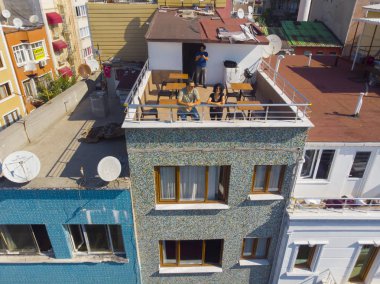 İstanbul/Türkiye'nin havadan görünümü.