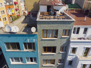 İstanbul/Türkiye'nin havadan görünümü.