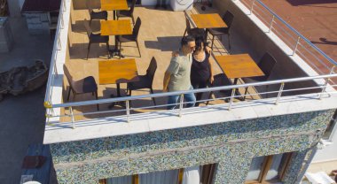 İstanbul/Türkiye'nin havadan görünümü.