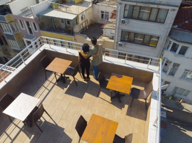 İstanbul/Türkiye'nin havadan görünümü.